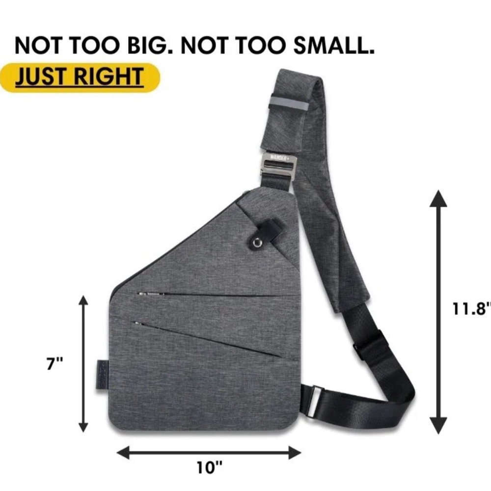 Wander+ Grey Anti-theft Travel Bag - Picture 2 of 8